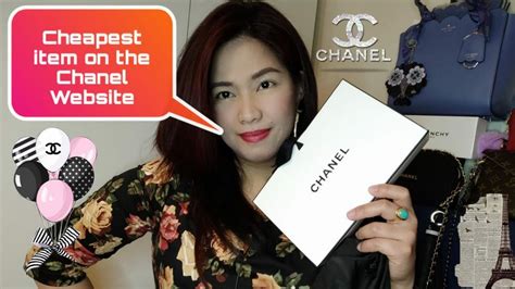 cheapest chanel item|cheapest thing on chanel website.